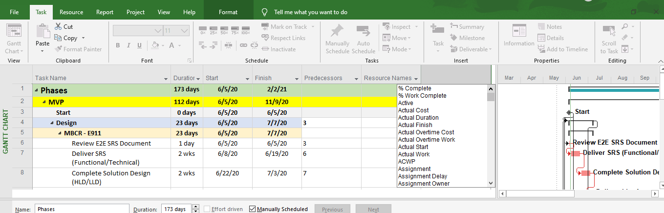 MSP-Columns