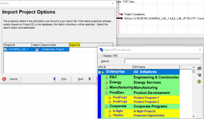 Importing amp Exporting XER amp XML Files in Primavera P6