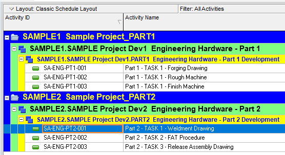 09_See both P6 projects open