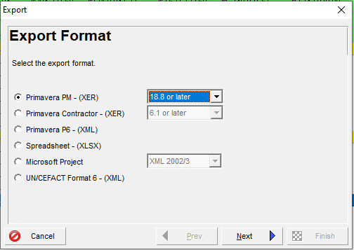 10-Export format