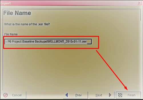 Maintain & Backup Primavera P6 Baseline Schedules