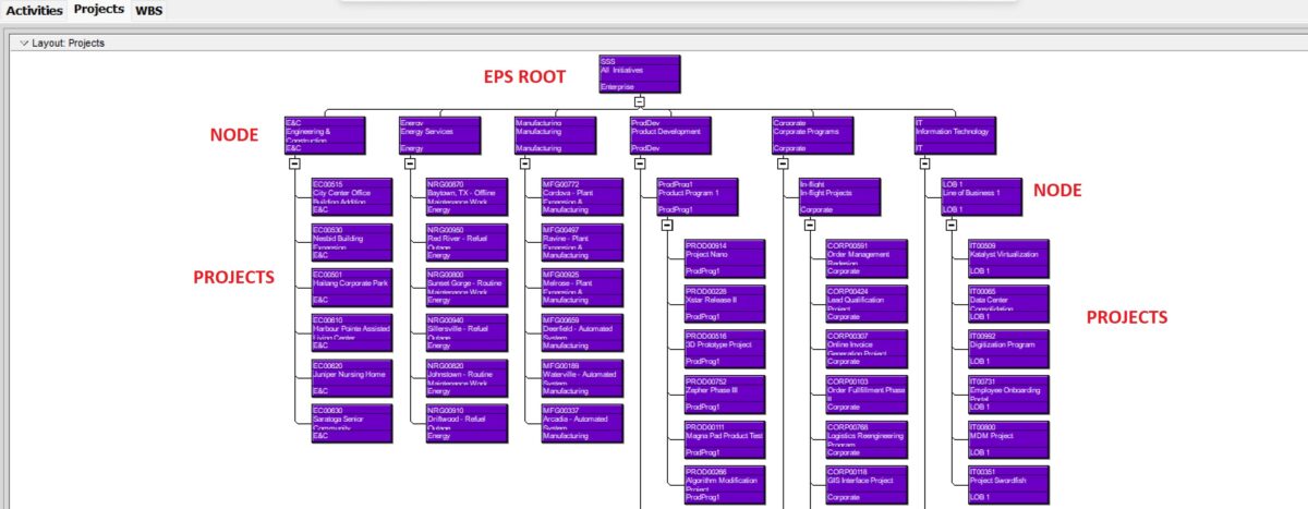 Work Breakdown Structure In Primavera P6