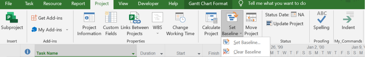 how-to-set-baseline-and-update-progress-in-ms-project