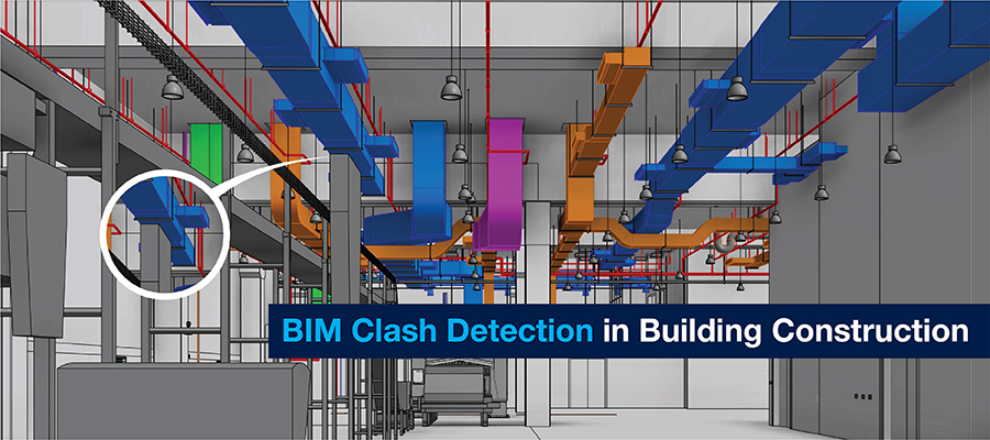 Clash detection using BIM