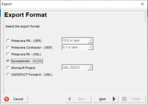 Export Primavera P6 Project Data to Excel?