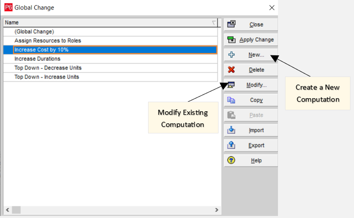 How to Use Global Change Tool in Oracle Primavera P6?