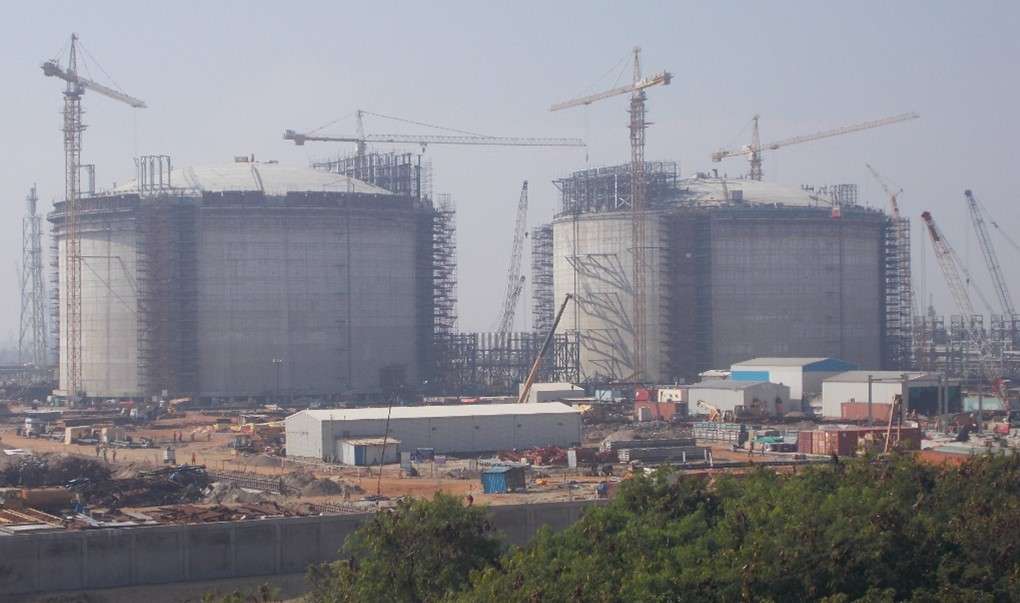 LNG Tanks and Construction Sequence