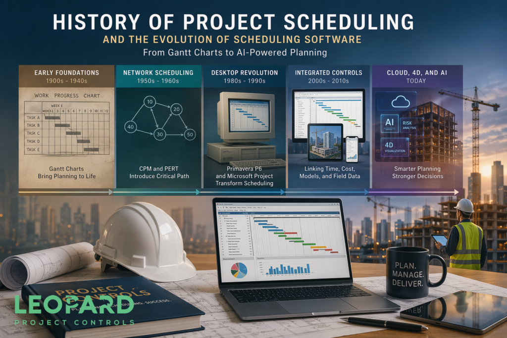 History of Project Scheduling and Evolution of Software - Leopard